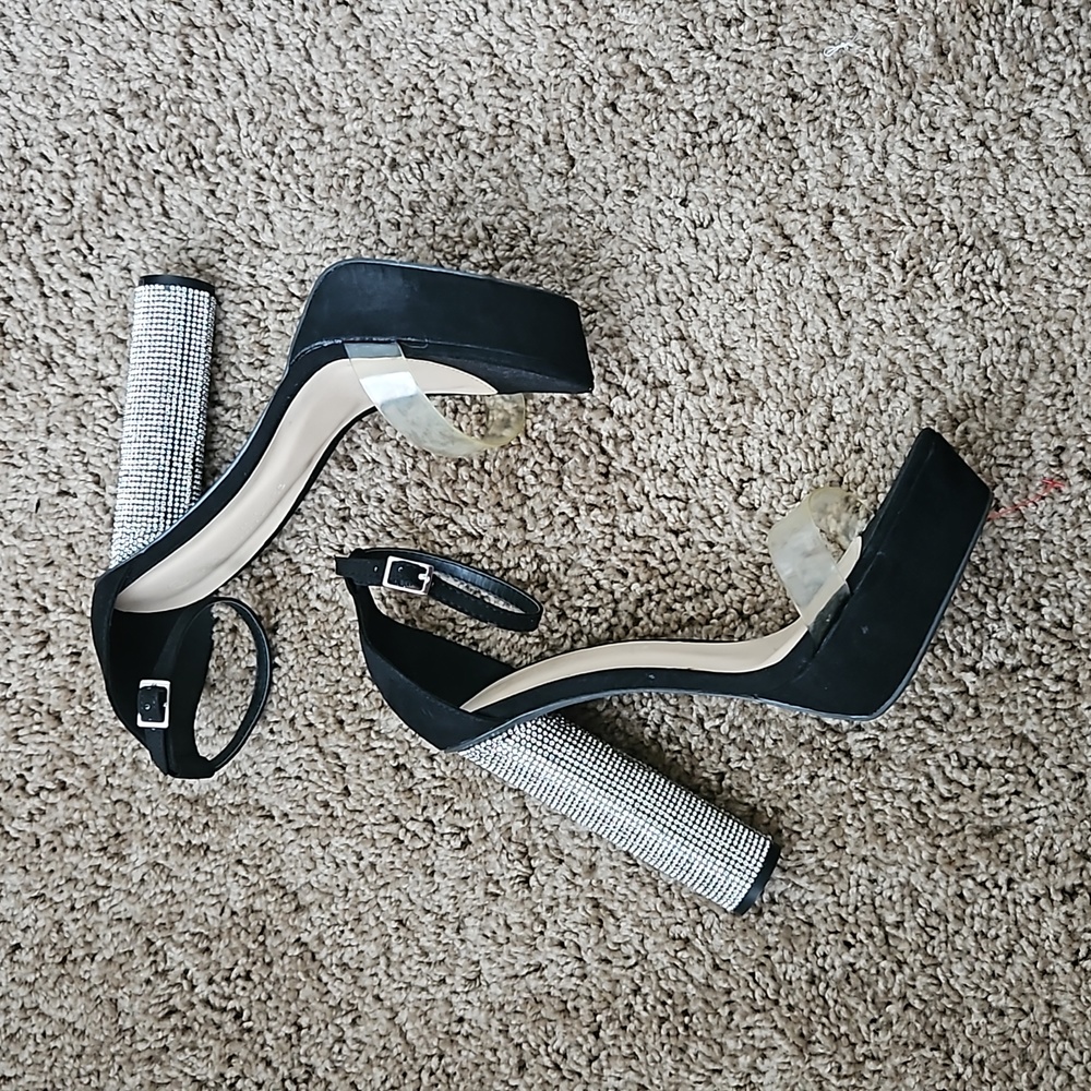 Rhinestone heels!